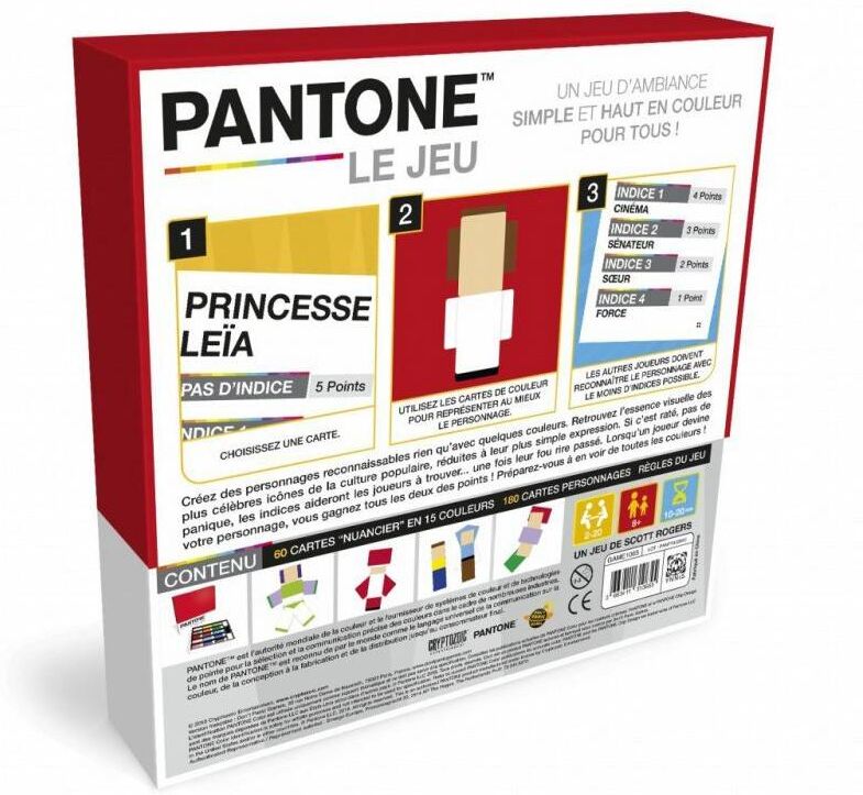 Don't Panic Games Pantone le jeu