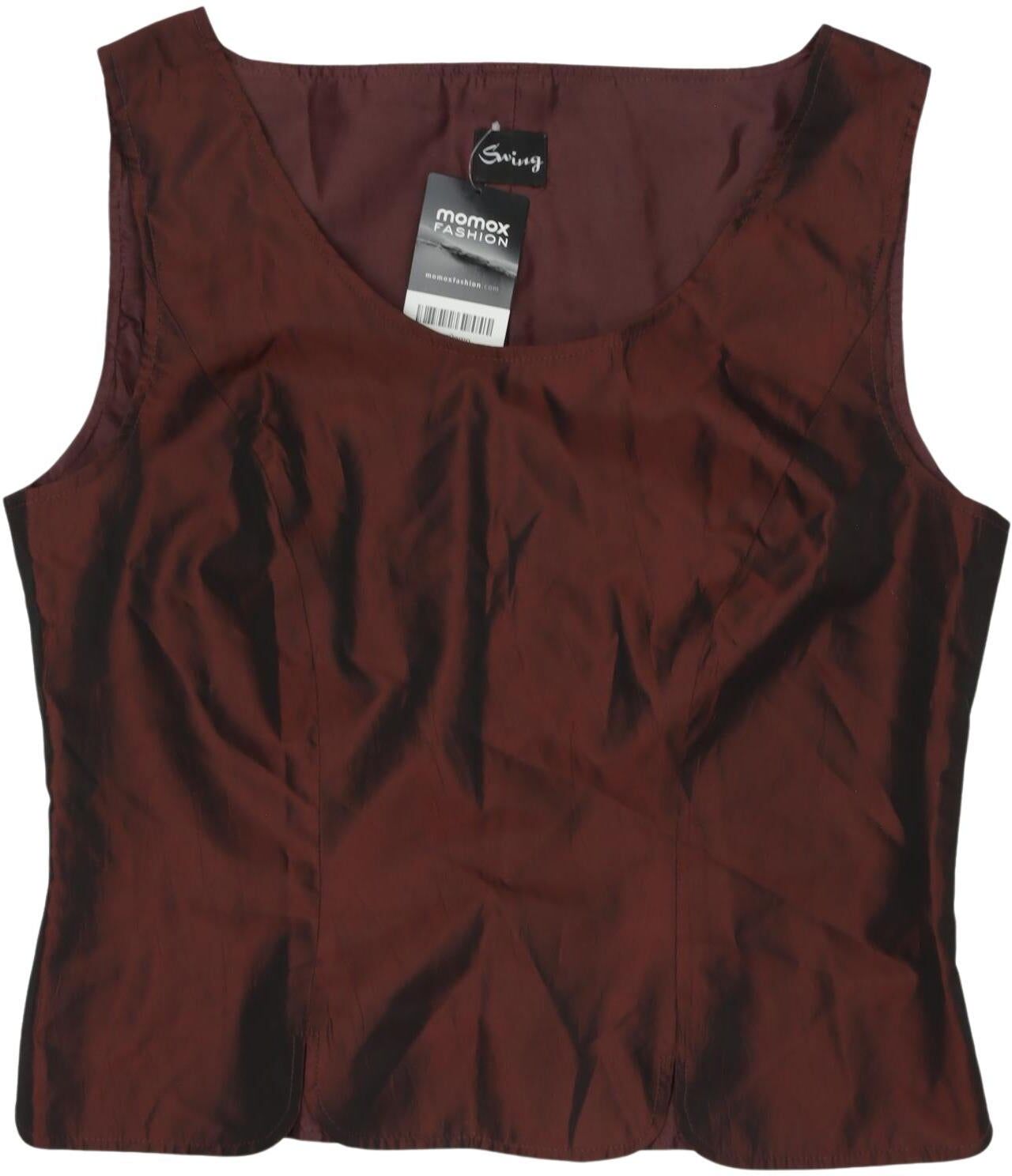 Swing Damen Top, Bordeaux, Gr. EU 42, Synthetik / Viskose - Second Hand