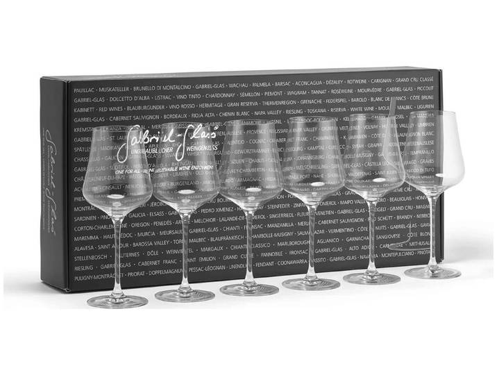 Gabriel-Glas Weinglas StandArt Designkarton 6 Stück