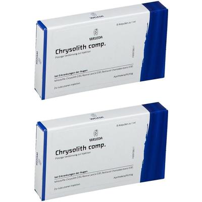 Chrysolith comp.Ampullen 2x 2x8x1 ml Ampullen