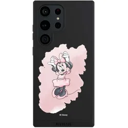 Nivocase Handyhülle für Samsung Galaxy S23 Ultra Hülle NIVOpure Case Schwarz Disney Motiv ohne Hintergrund (Samsung Galaxy S23 Ultra), Smartphone Hülle, Schwarz