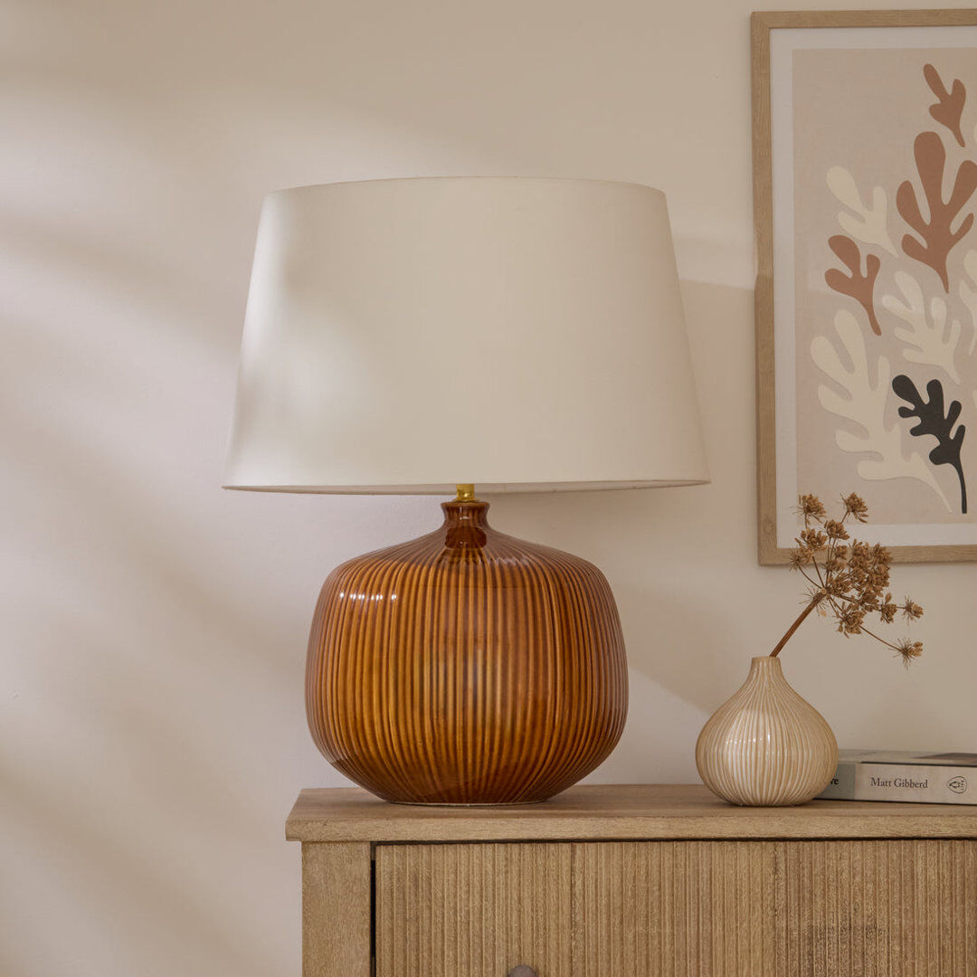 Rebrilliant Ceramic Table Lamp Does Not Apply 33cm H X 27cm W X 27cm D
