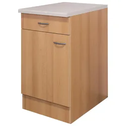 Küchenunterschrank in Buchefarbe 'Nano'