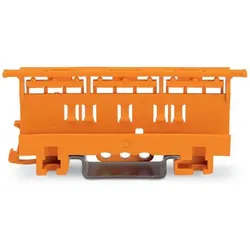 Wago 221-500 Befestigungsadapter,Serie 221 - 4 mm2,zur Montage auf TS 35/Schraubmontage,orange 221500