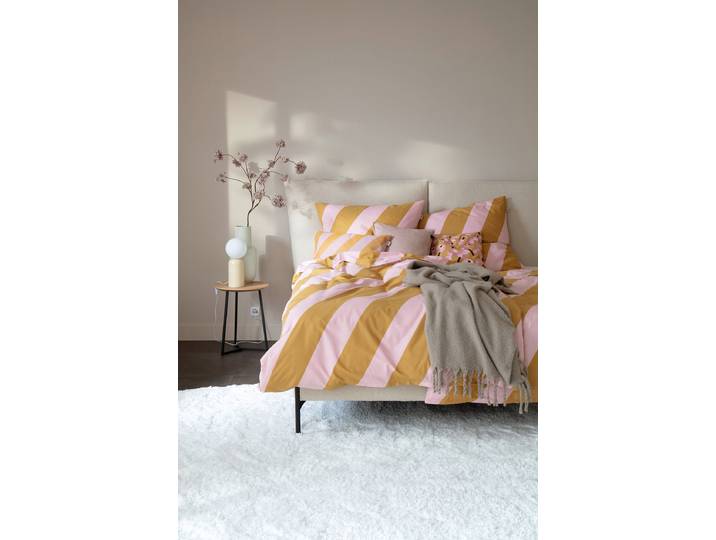 Housse de couette renforcée Junction-B 155 x 220 cm + oreiller 80 x 80 cm Jaune/Jaune
