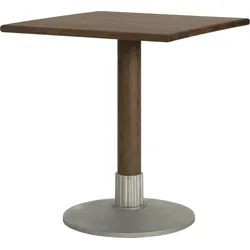 Tock Tisch 70 x 70 cm, dunkle Eiche