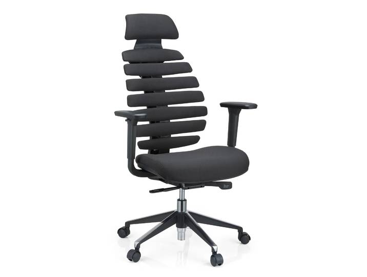 ERGO LINE II PRO Stoff - Profi Bürostuhl Schwarz
