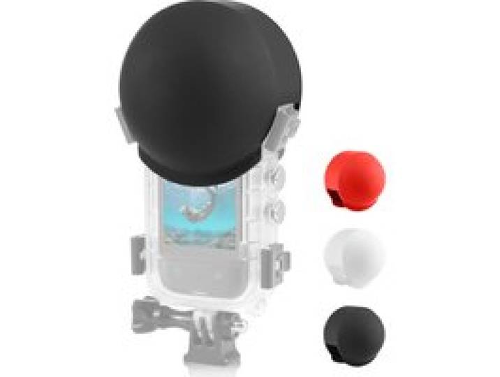 PULUZ Onzichtbare Duikbehuizing Lensbeschermer Siliconen Beschermhoes Voor Insta360 X5/X4 Air /X4/X3 Lensdop Actiecamera Accessoires