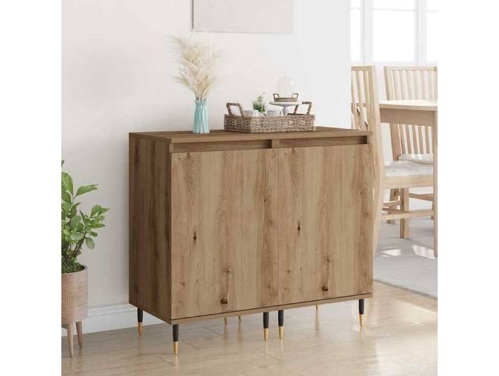 Buffet - (2 pcs) - Meuble rangement - Chêne artisanal 40x35x70 cm A3368