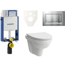 Geberit Wand-WC Set für Einmauerung + Laufen Pro Nordic WC SIKOGE2H7
