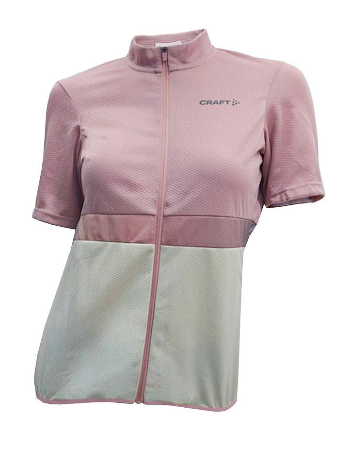 Craft Fahrradtrikot in Rosa/ Beige - M