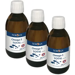 Norsan Omega-3 Total Naturell flüssig 3X200 ml