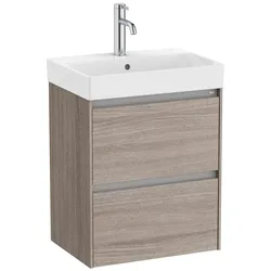 Roca Ona Waschtischunterbau 50 cm mit 2 Schubladen, geringere Tiefe, Badmöbel, A857599511,