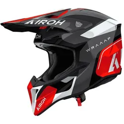 Airoh, Motorradhelm, Wrap Conquer Motorradhelm in Rot glänzend (XL)