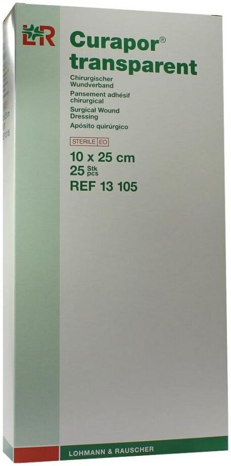 Curapor Wundverband steril transparent 10x25 cm