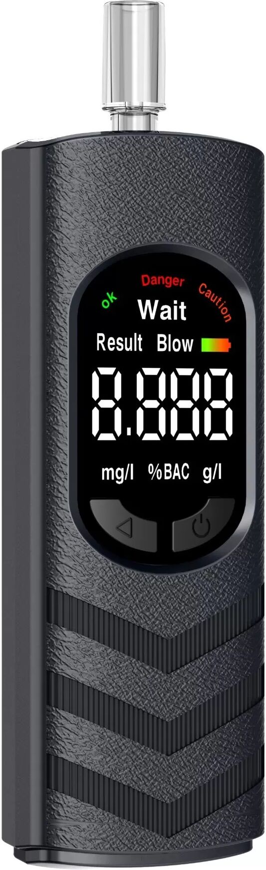 INF Tragbarer Alkoholtester - Digitaler Alkoholtester mit LCD-Display