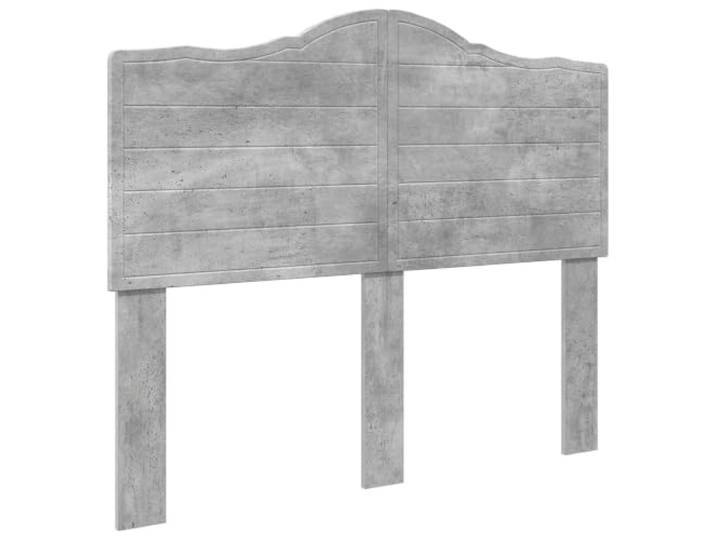 HGLADYU Kopfteil für Bett 135 cm grau, modernes Kopfteil 135 cm grau, breites aus Holzwerkstoff