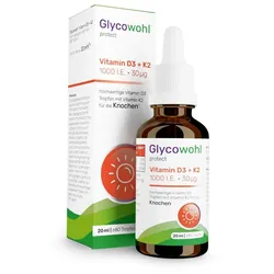 GLYCOWOHL Vitamin D3 1000 I.E. + K2 30 μg 20 ml