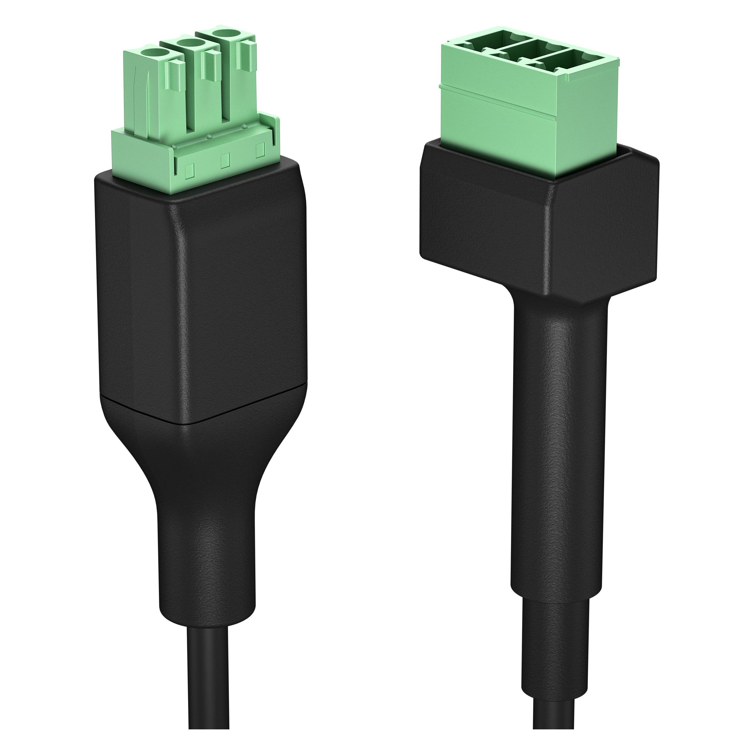 HP Poly Studio A2 Schwarzes Verlängerungskabel für Tischmikrofon Stecker zu Buchse Phoenix Stecker 8M (B42BDAA)