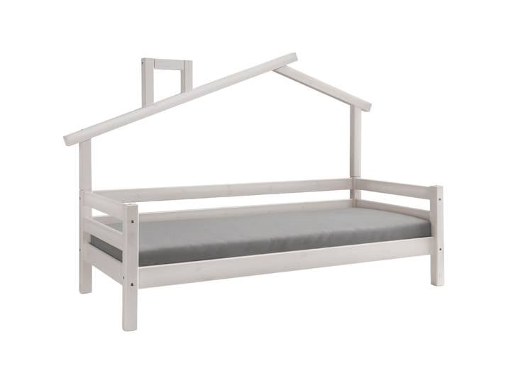 Kinderbett Iris weiss Kiefer 90 x 200 cm - Kinderbett