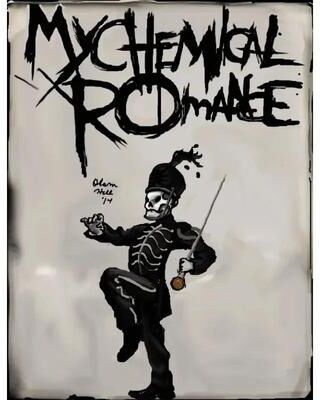 Uplift Picks My Chemical Romance Poster Canvas Rock Band Wall Art Decor 01 30x40 Cm