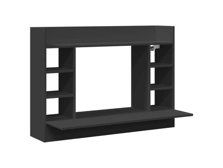 Bureau - CLOUD - mural Noir - 105x48x75 cm - bois d'ingénierie LL299963