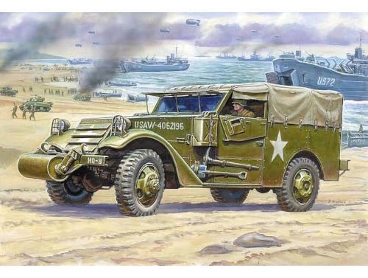 Zvezda - M-3 Scout Car (12/19) * (Zve6245)