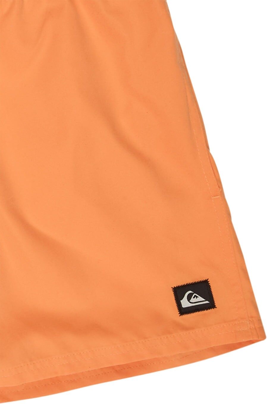 Boardshorts QUIKSILVER "Everyday Solid Volley 15", Herren, Gr. XS, Normalgrössen, orange (orange peel), Obermaterial: 100% Polyester., Hosen Boardshorts orange peel XS, Normalgrössen