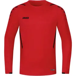 JAKO Challenge Sweatshirt Kinder rot/schwarz 140