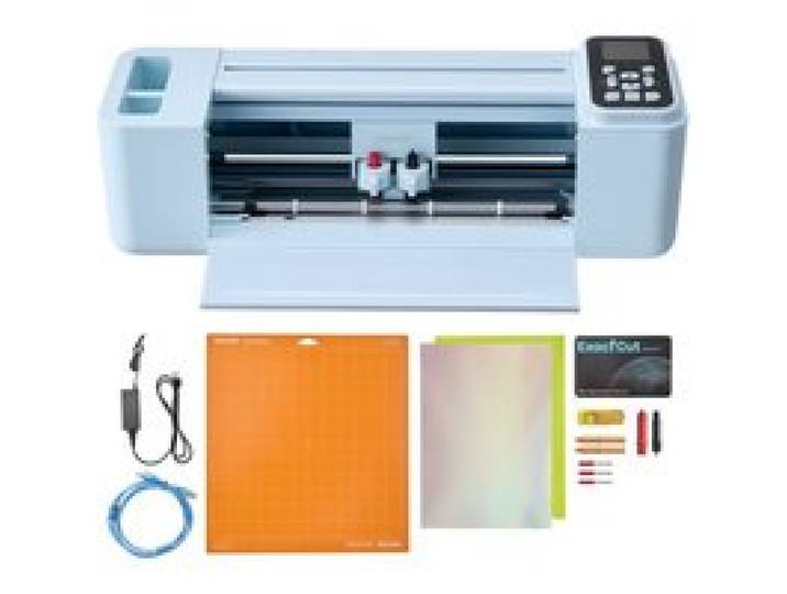 VEVOR Machine de Découpe Capacité 305 mm, Découpe Vinyle de Bureau, pour Cartes Personnalisées Scrapbooking Décoration DIY, Plus de 20000 Ressources de Conception Intégrées, Haute Compatibilité
