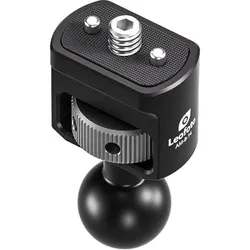 Leofoto Gelenkarm AM-8-14 Gelenk mit Adaption, Stativ Zubehör, Schwarz, Silber