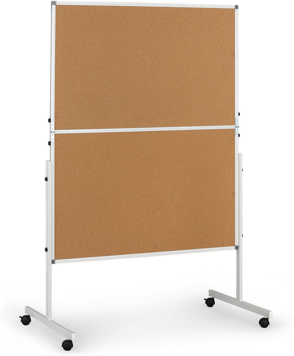 B2B Partner Mobile Informationstafel, faltbar, Kork, 1200 × 1500 mm
