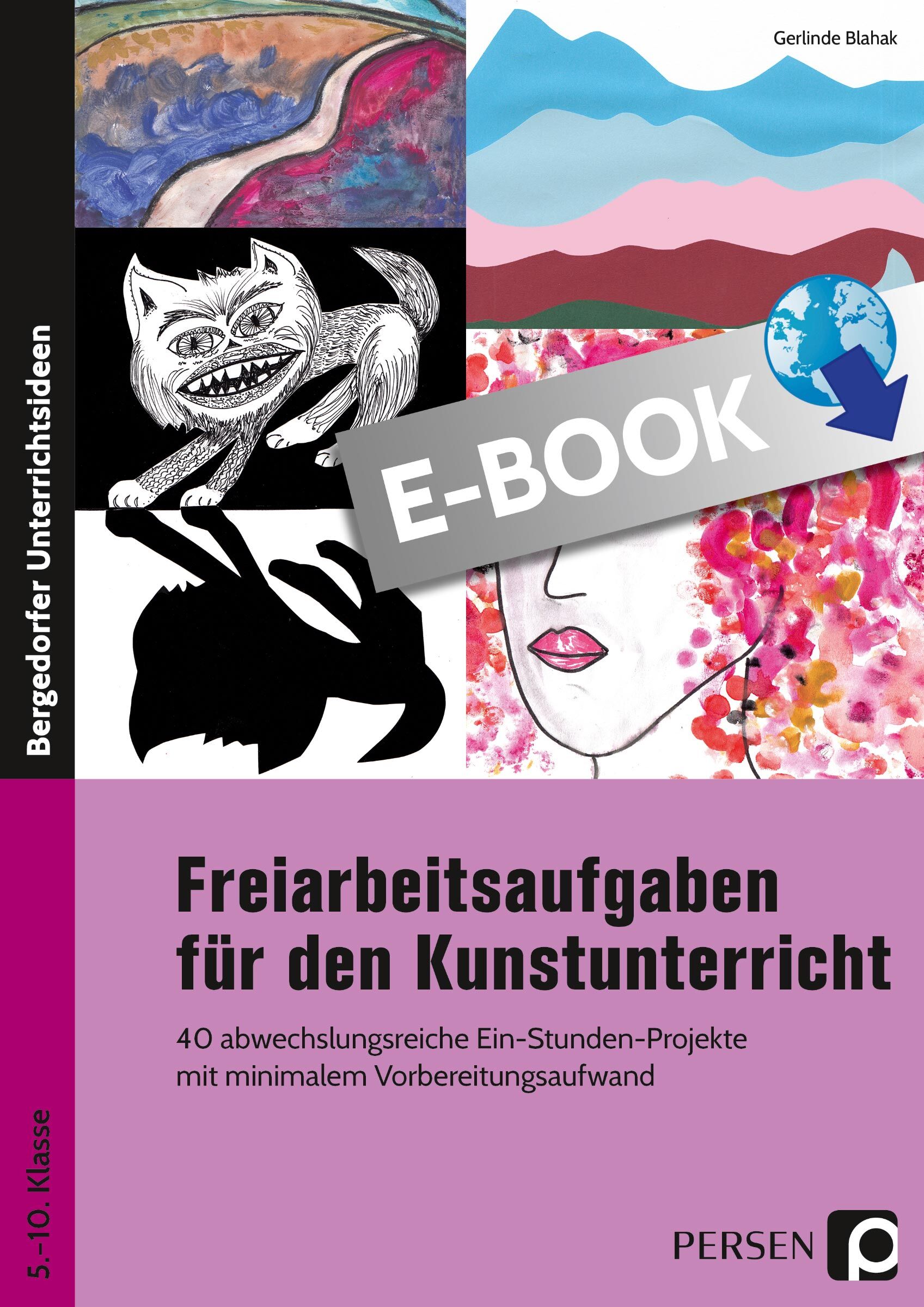 Persen Verlag Freiarbeitsaufgaben für den Kunstunterricht
