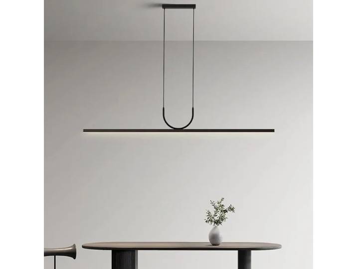 Plafonnier LED Suspendu au Design Nordique Minimaliste, Luminaire Décoratif d'Nik, Idéal pour un Salon, une Salle à Manger ou une Cuisine