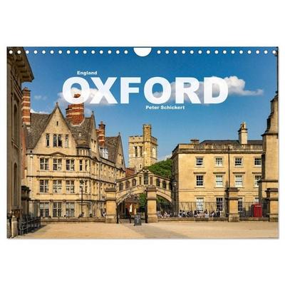 England - Oxford (Wandkalender 2027 DIN A4 quer), CALVENDO Monatskalender