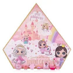 accentra Adventskalender LITTLE PRINCESS in diamantförmiger Box