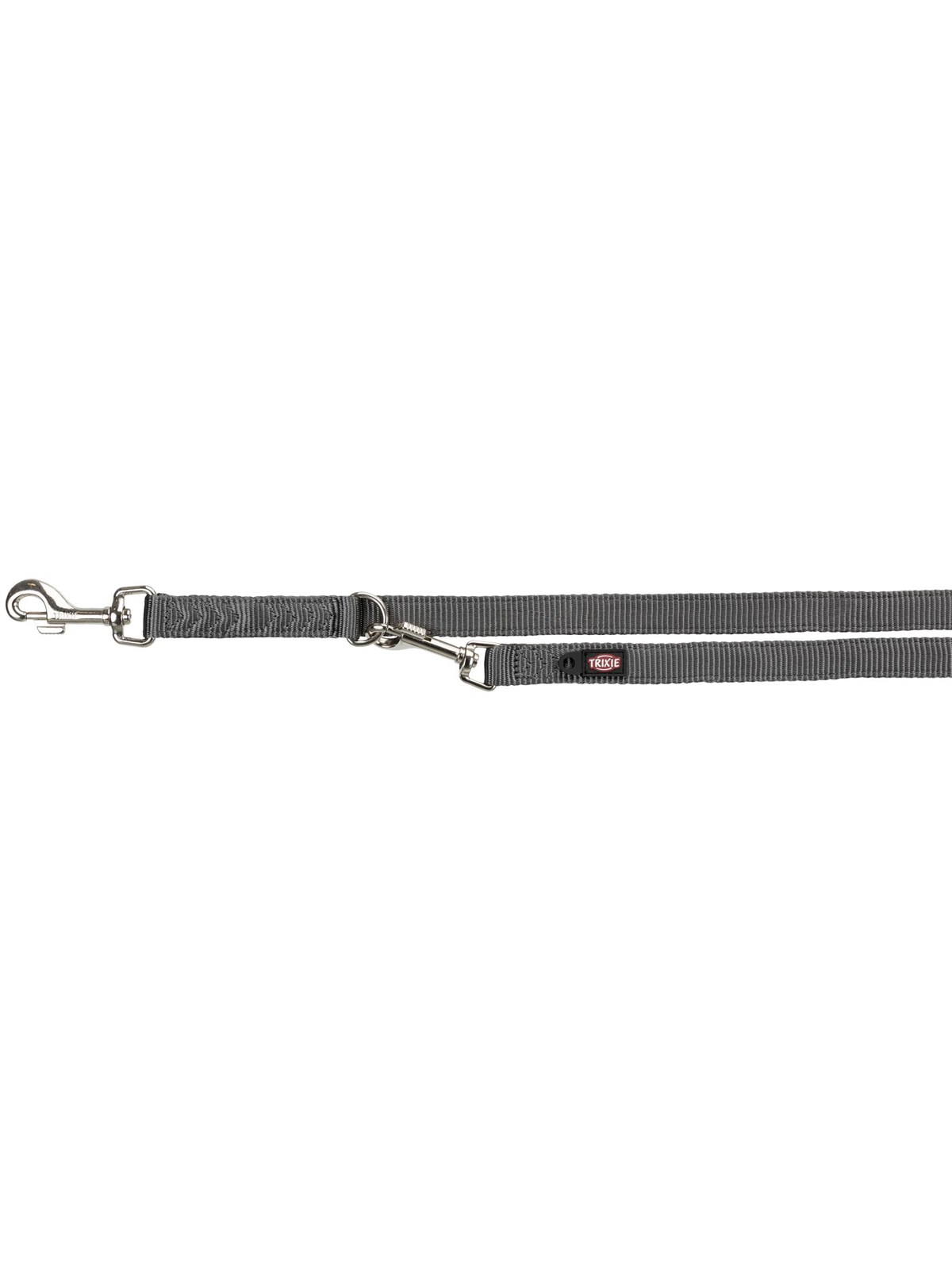 Trixie Premium adjustable lead M-L: 2.00 m/20 mm graphite