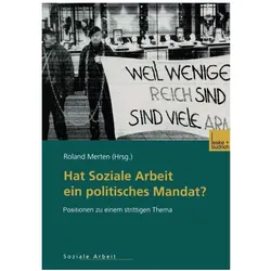 Hat Soziale Arbeit ein politisches Mandat?, Fachbücher von Roland/, Merten