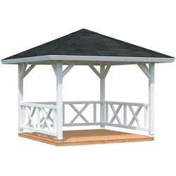 Palmako Pavillon Betty 9,0 m2 inkl. weiße Lackierung