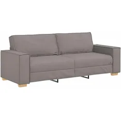 vidaXL 3-Sitzer-Sofa Taupe 180 cm Stoff