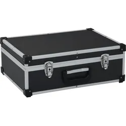 Helloshop26 - Werkzeugkoffer Werkzeugwagen Werkzeugkiste Aufbewahrung Aktenhalter tragbar 46 x 33 x 16 cm schwarz 02_0003269