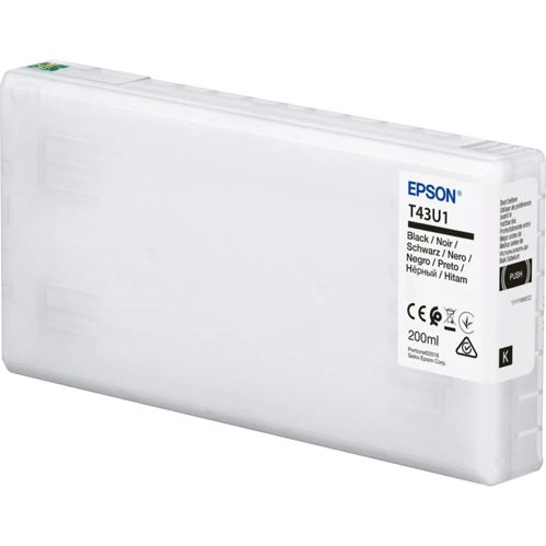 Epson Tintenpatrone schwarz T 43U 200 ml T 43U14N