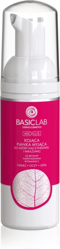 BasicLab Dermocosmetics Micellis gentle cleansing foam for sensitive and reddened skin 50 ml
