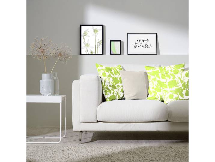 home24 Sierkussen 7002 groen/groen 48 x 48cm mixweefsel