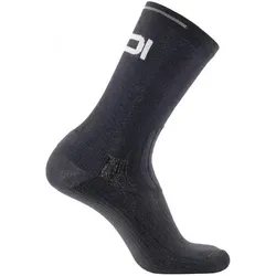 Sidi, Unisex, Sportsocken, Socken VISIBILIS black 44-46 Schwarz - hohe Sichtbarkeit & trockener Tra... (44 - 46), Schwarz
