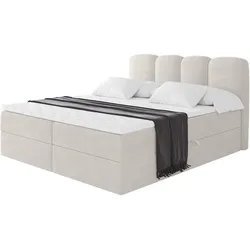 BOXBETT mit Matratze H3 - NINA - 120x200 cm Creme