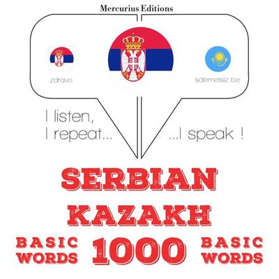 1000 essential words in Kazakh - JM Gardner, Audio, 9782821140646