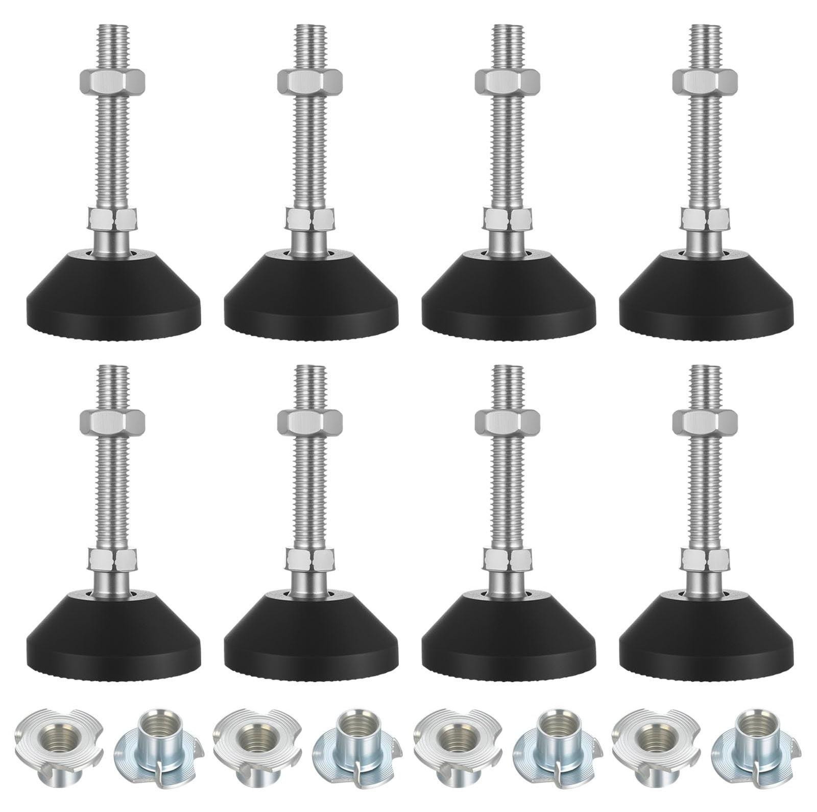 Selius 8 stuks M10 verstelbare meubelpoten