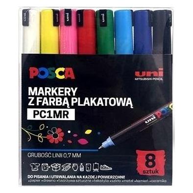 Mitsubishi Postermarker PC-1MR 8 Farben (8x) (54620290)