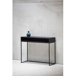 Konsolentisch Dina Tablett Wenge / Gestell Schwarz